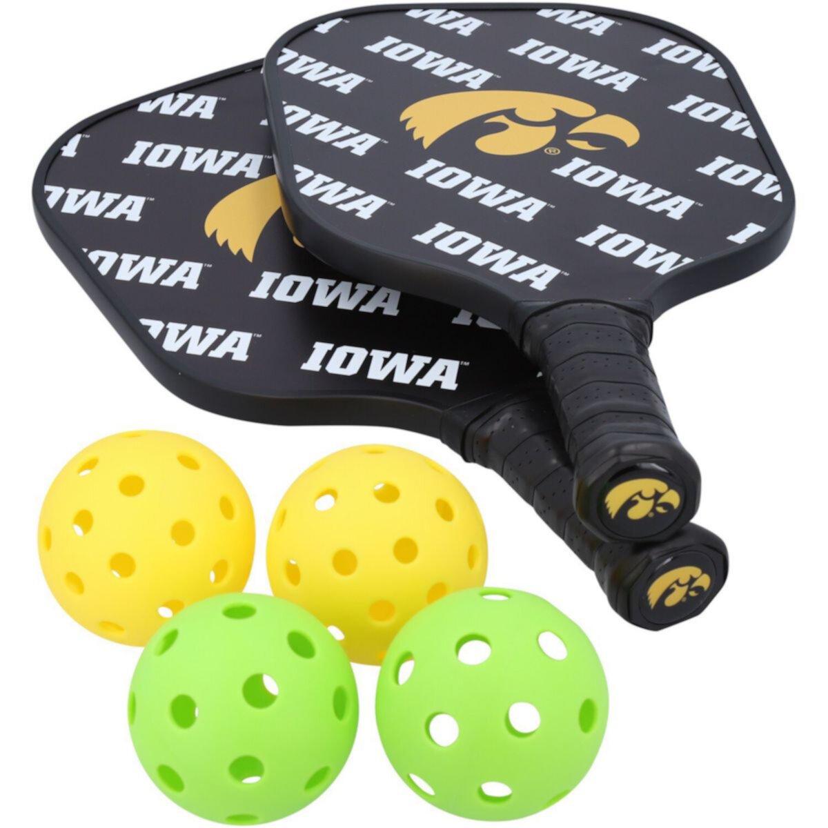 Игра Iowa Hawkeyes Pickleball Paddle Set Unbranded