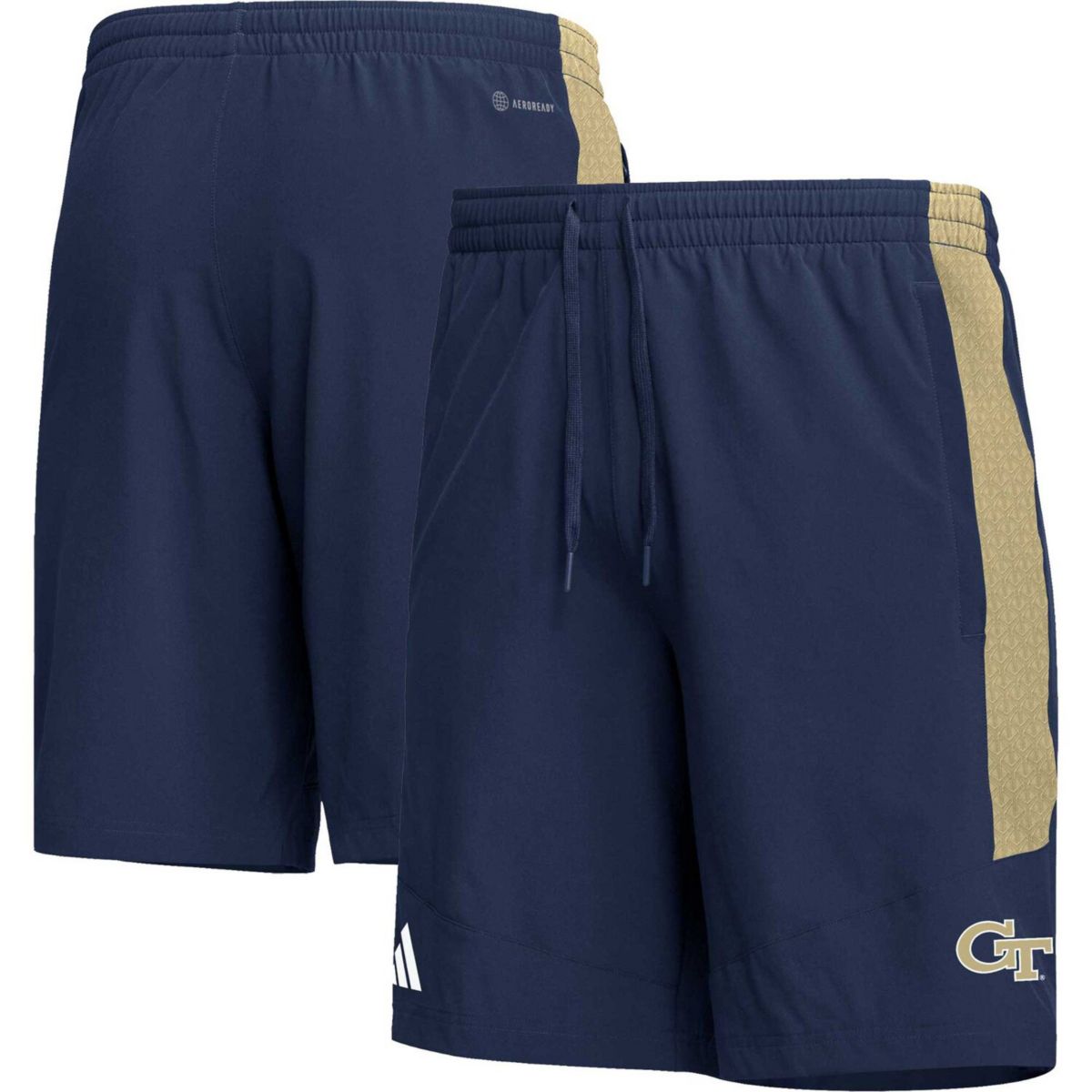 Men's adidas Navy Georgia Tech Yellow Jackets AEROREADY Shorts Unbranded