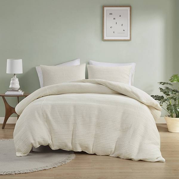 Urban Habitat Sawyer 3-Piece Knit Jersey Duvet Cover Set Urban Habitat