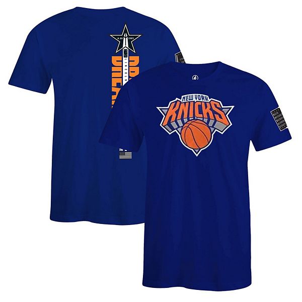 Унисекс футболка FISLL x Black History Collection для фанатов New York Knicks из хлопка и спандекса Fisll