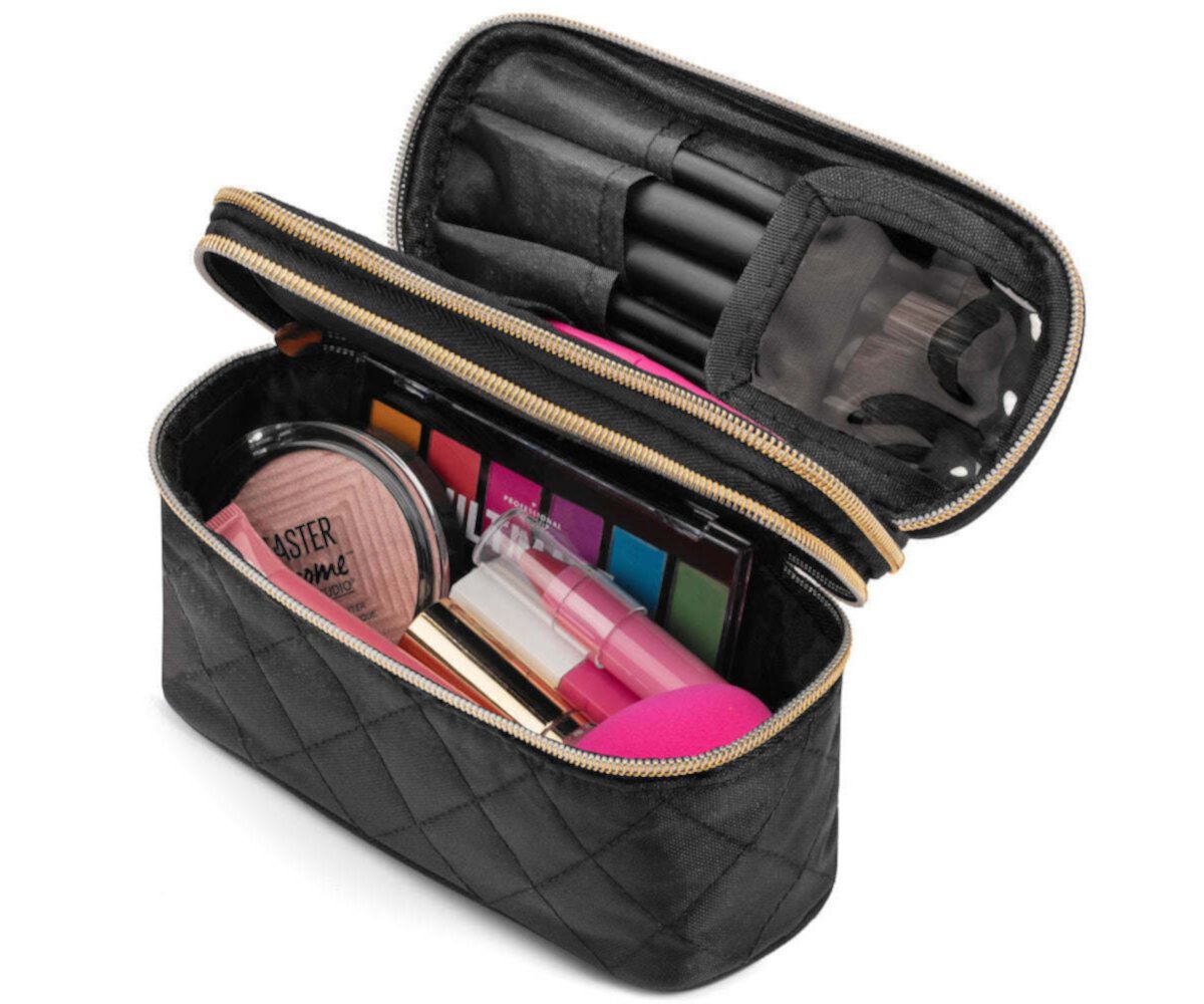 Ms. Jetsetter Travel Makeup Case With Travel-sized Makeup Brushes Travel Accessories Ms. Jetsetter