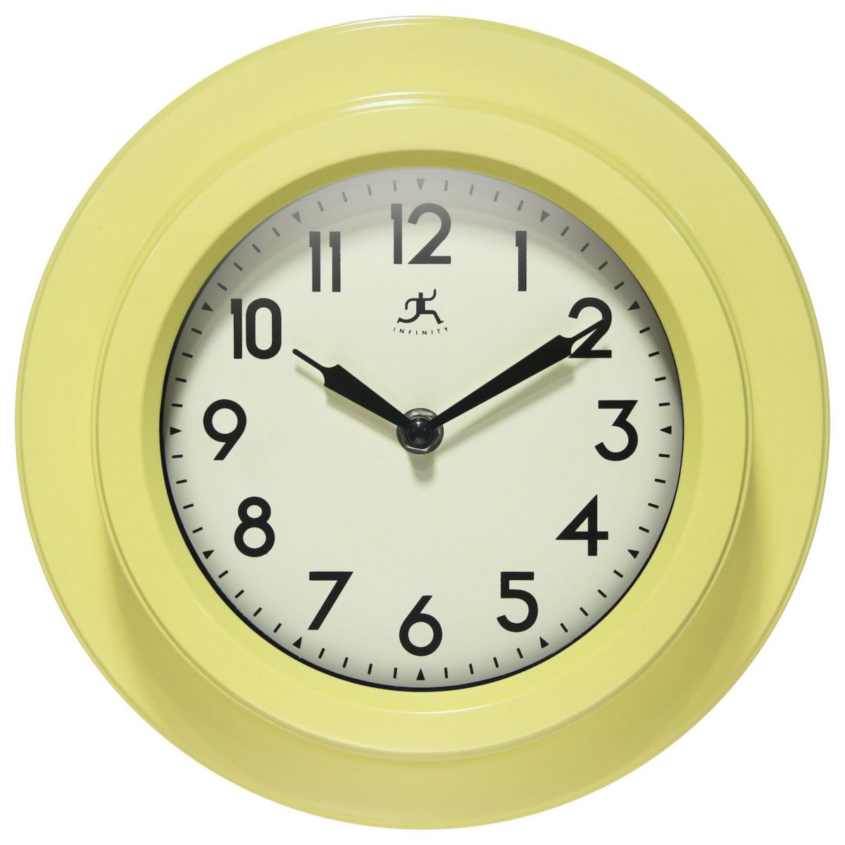 Infinity Instruments 9.75-in. Round Wall Clock with Silent Movement Infinity Instruments