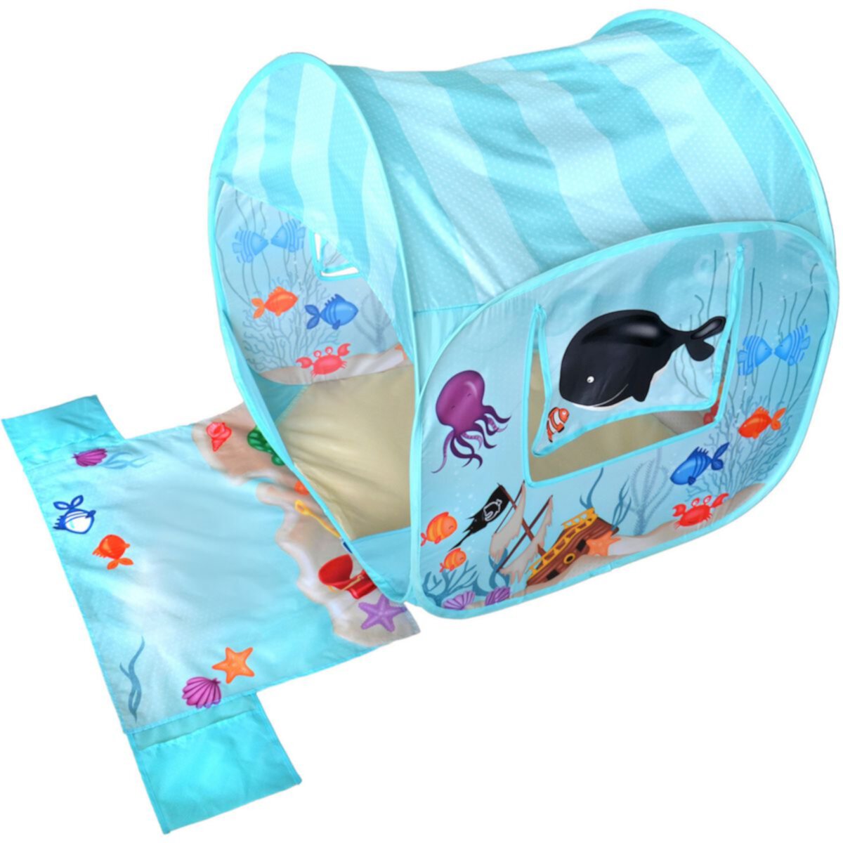 Fun2Give Pop-it-Up Ocean Adventures Beach Play Tent Fun2Give