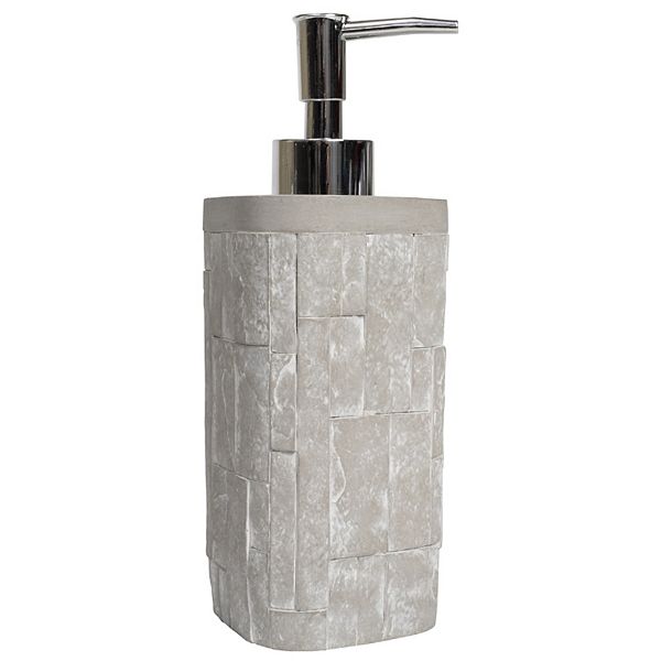 Riverbrook Home Avalon Bath Collection Concrete Bathroom Lotion or Soap Dispenser Sweet Home Collection