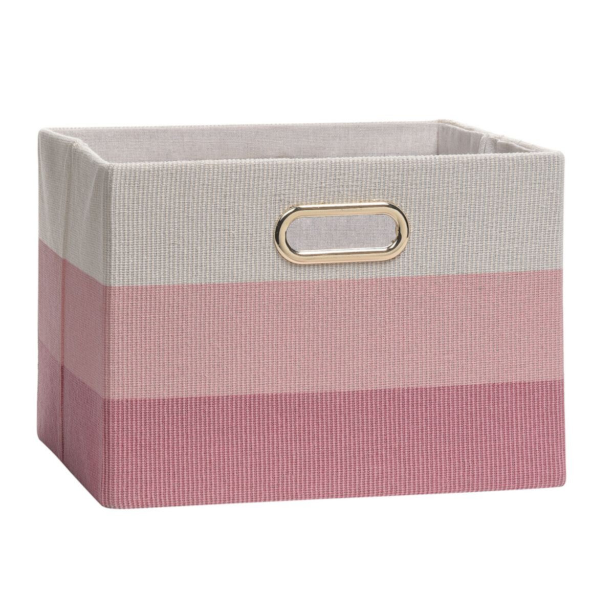 Lambs & Ivy Pink Ombre Foldable/collapsible Storage Bin/basket Lambs & Ivy