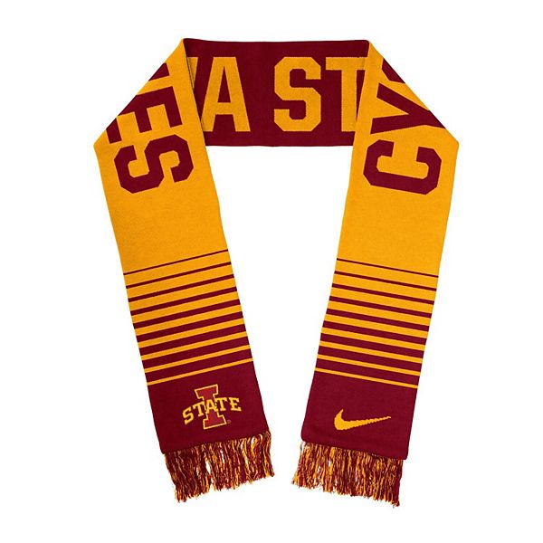 Шарф с графикой и бахромой Iowa State Cyclones, 100% акрил, 152 см x 15 см Nike