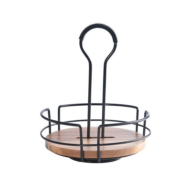 Gourmet Basics by Mikasa Hanover Rotating Condiment Caddy Gourmet Basics