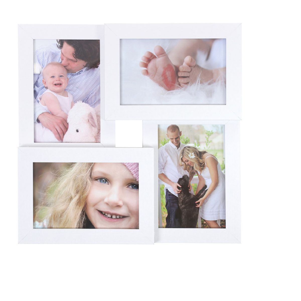 Picture Frames For 4 Photos In 4&#34; X 6&#34; Collage Photo Frames, Wall Hanging Or Table Top Slickblue