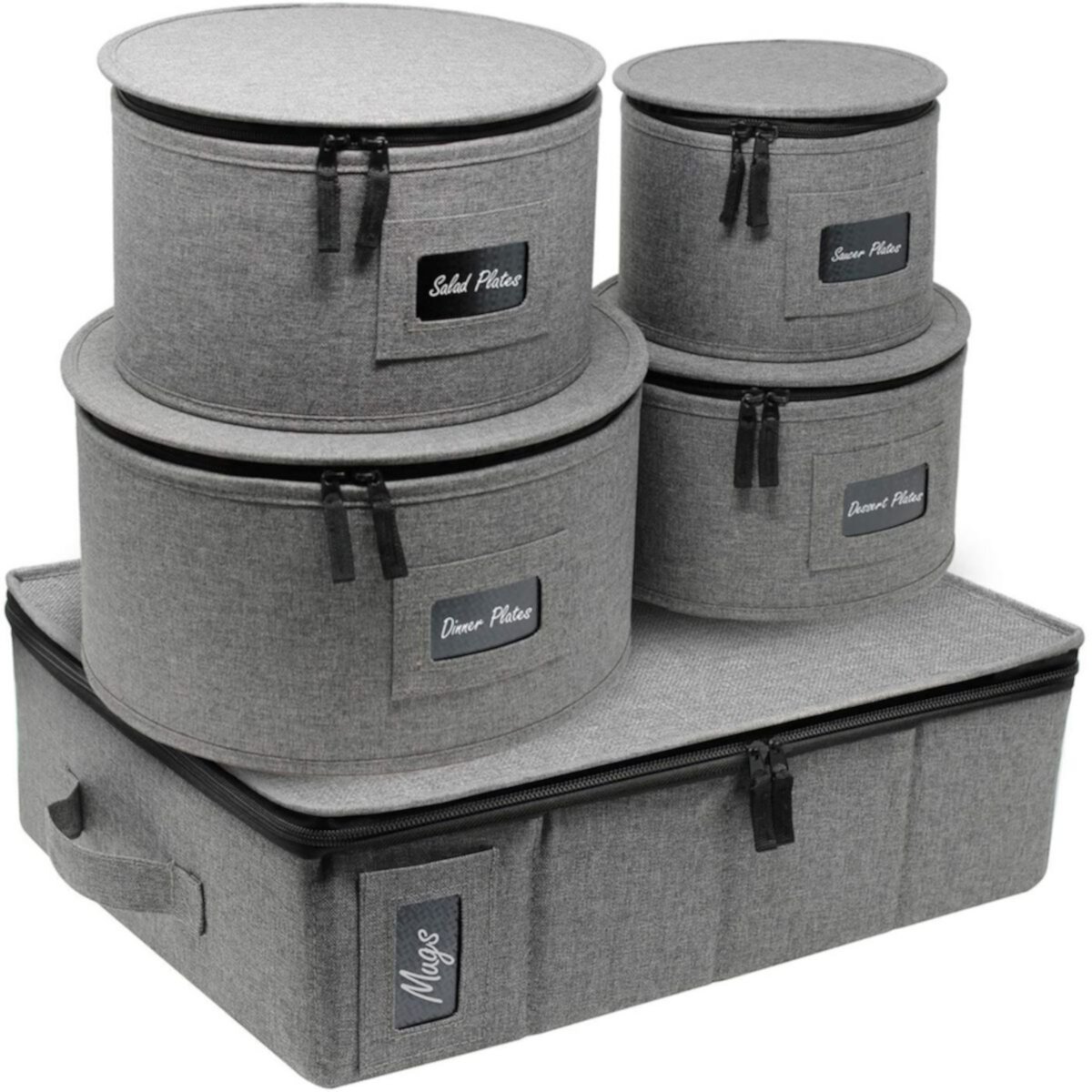 Sorbus Set of 5 Dinnerware Storage Bind Sorbus