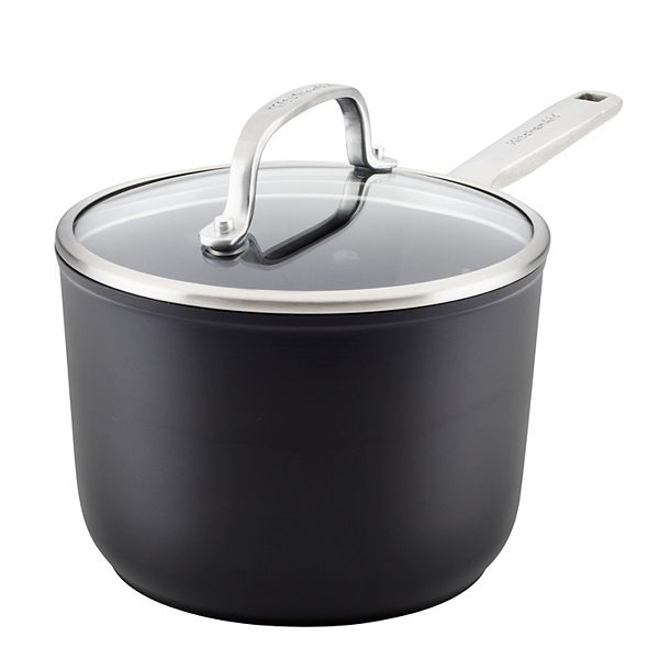 KitchenAid® 2-Quart Hard-Anodized Ceramic Induction Nonstick Sauce Pan with Lid KitchenAid