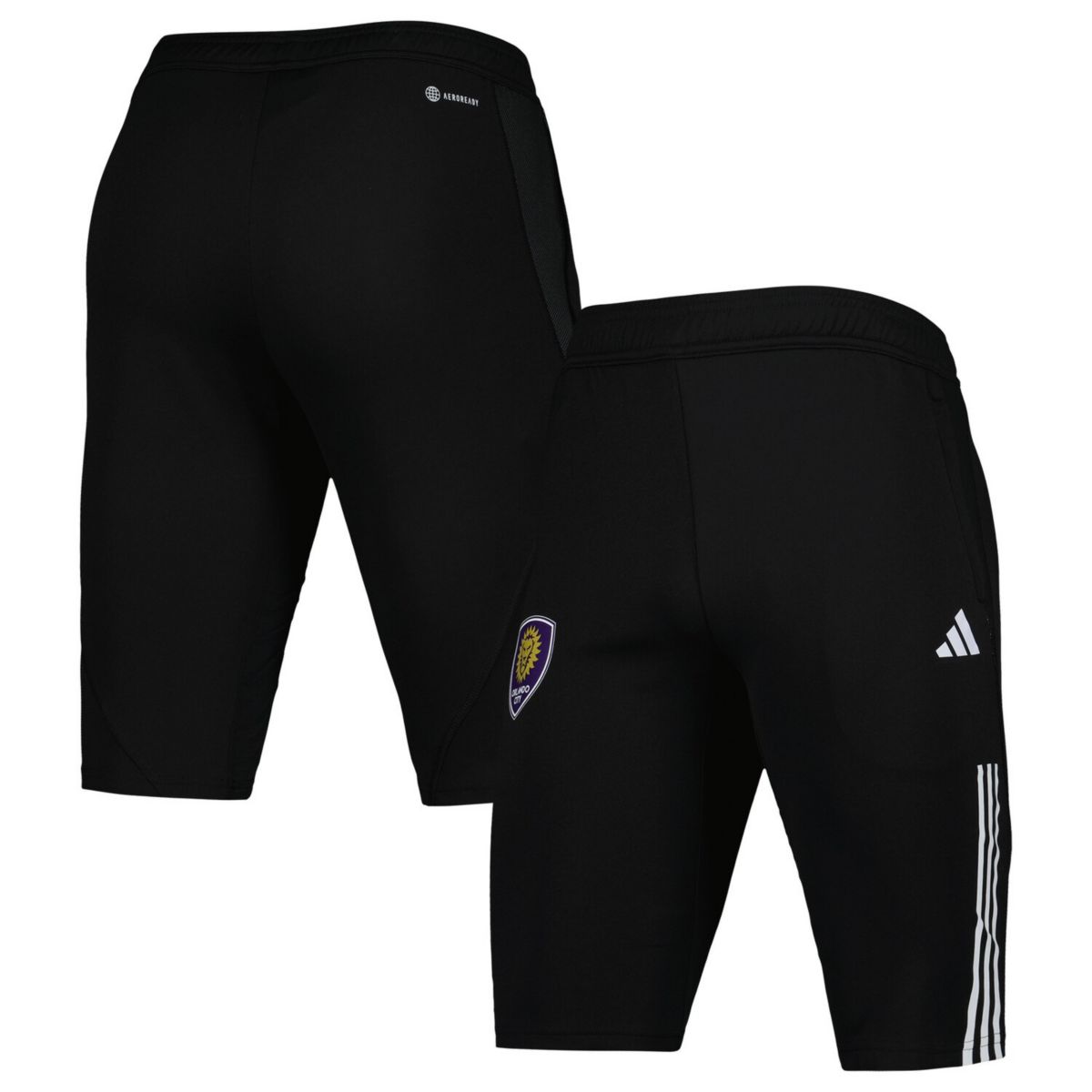 Мужские Повседневные брюки adidas Черные Orlando City SC 2023 On-Field Training AEROREADY Adidas