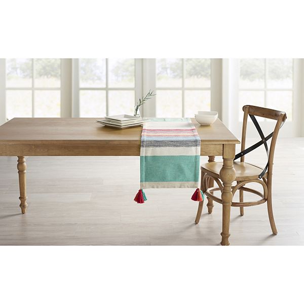 Food Network™ Multi-Yarn Dye Striped Table Runner Food Network