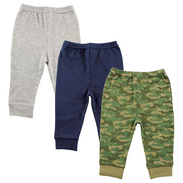 Спортивные Брюки Luvable Friends Для мальчиков Baby and Toddler Boy Cotton Pants 3pk, Camo Luvable Friends