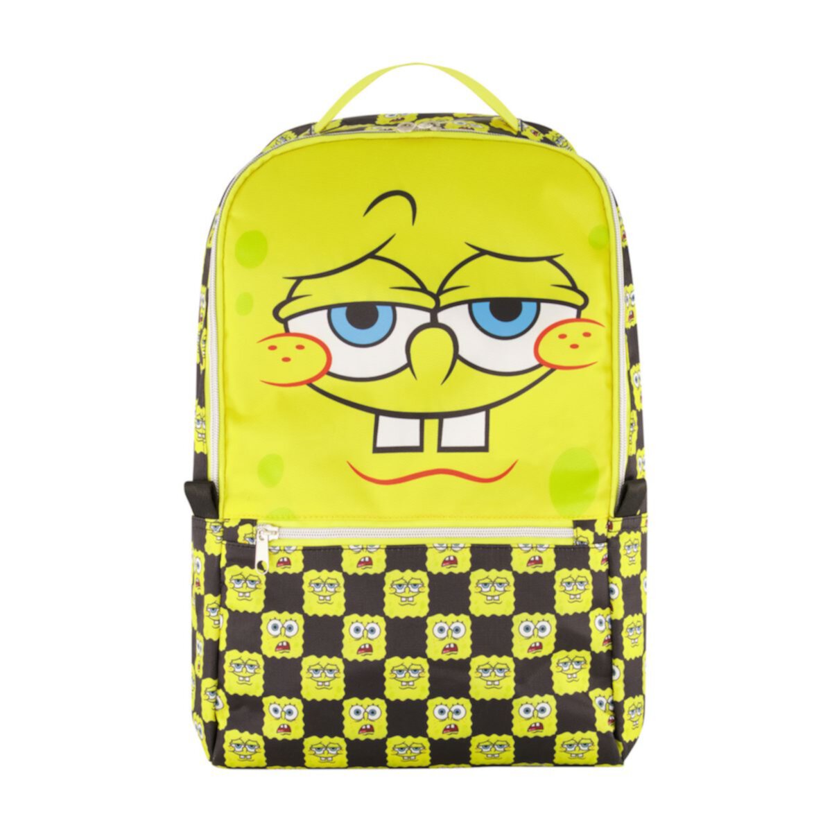 Nickelodeon SpongeBob SquarePants Checkered Face Backpack FUL