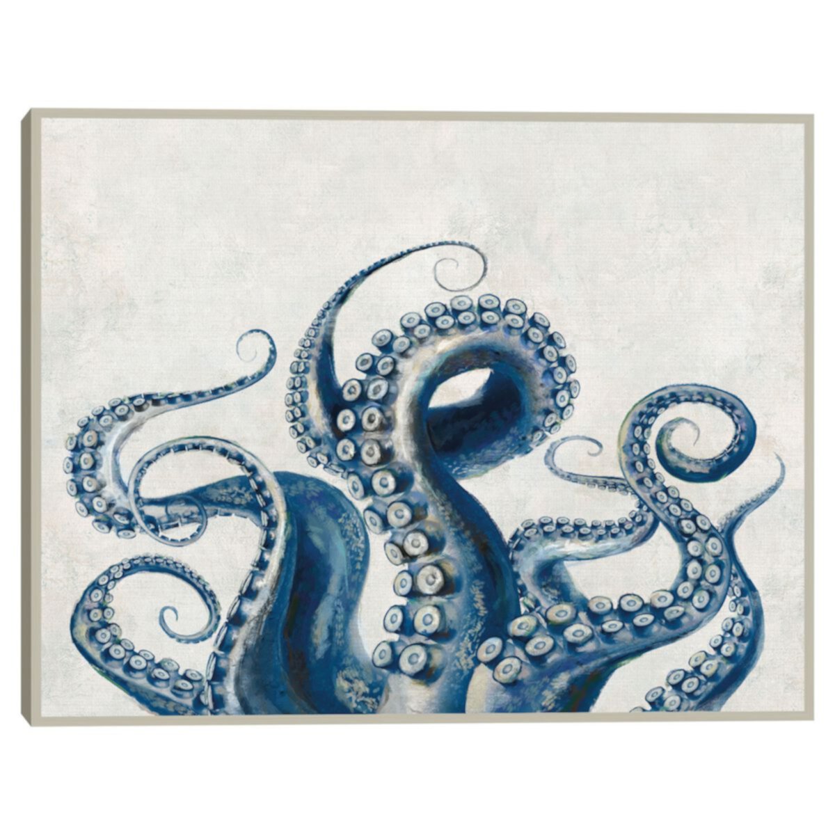 Octopus Dance Framed Canvas Wall Art Unbranded