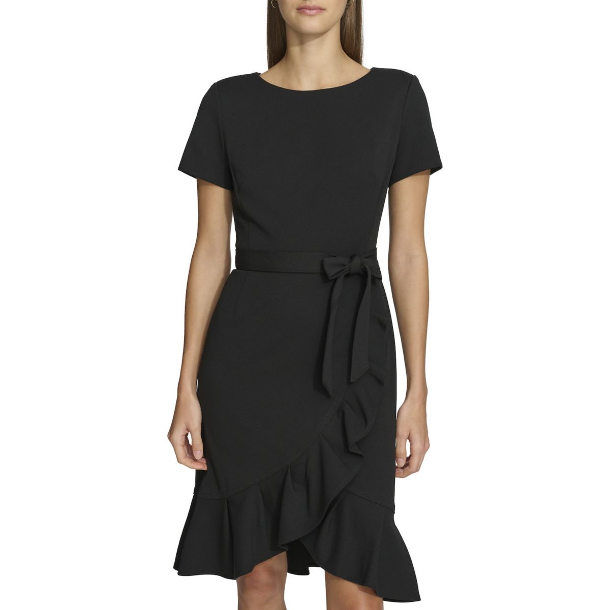 Women's Andrew Marc Flounce Hem Mini Dress Andrew Marc