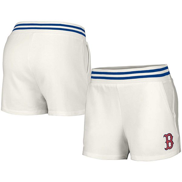 Шорты женские стильные трикотажные с карманами Boston Red Sox Lusso Style Unbranded