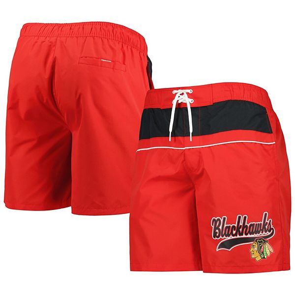 Мужские Шорты для плавания Starter Red Chicago Blackhawks Freestyle Volley Starter