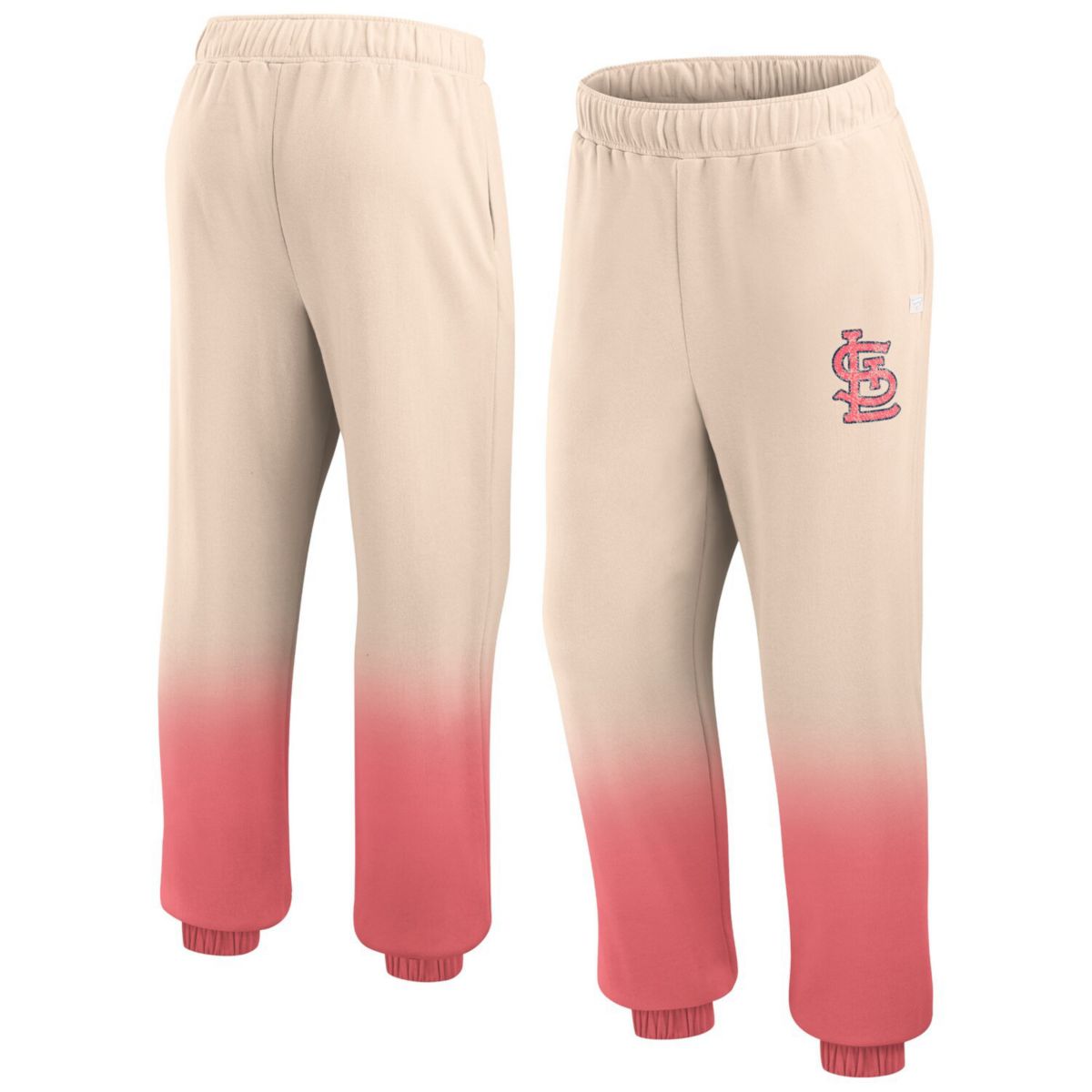Women's Fanatics Branded Tan/Red St. Louis Cardinals Luxe Ombre Lounge Pants Unbranded