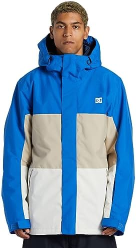 DC Shoes Men's Insulated Snowboard Jackets - Defy Jacket | Nautical Blue, X-Large DC