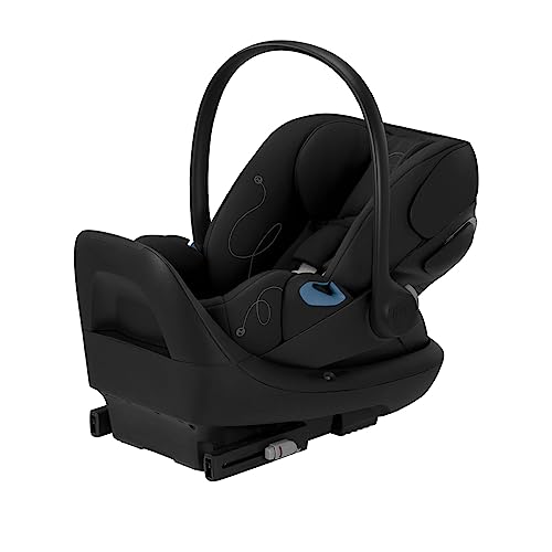 Cybex Cloud G Lux Comfort Extend Infant Car Seat with Anti-Rebound Base, Load Leg, Linear Side Impact Protection, Latch Install, Ergonomic Full Recline, Extended Leg Rest, Lava Grey Cybex