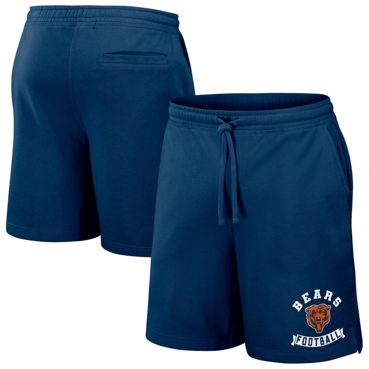 Men's NFL x Darius Rucker Collection by Fanatics Navy Chicago Bears Washed Shorts Unbranded