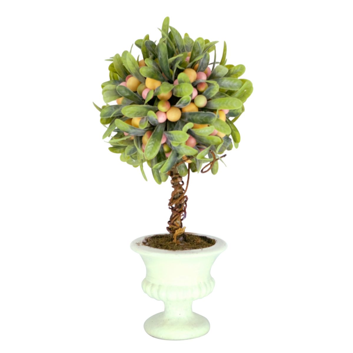 Puleo International Inc. Artificial Mini Spring Mistletoe Tree Floor Decor Puleo International Inc.