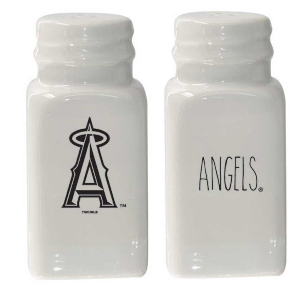 The Memory Company Los Angeles Angels Farmhouse Salt & Pepper Shaker Set The Memory Company