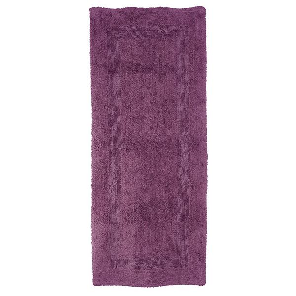 Lavish Home Plush Reversible Long Bath Mat Lavish Home