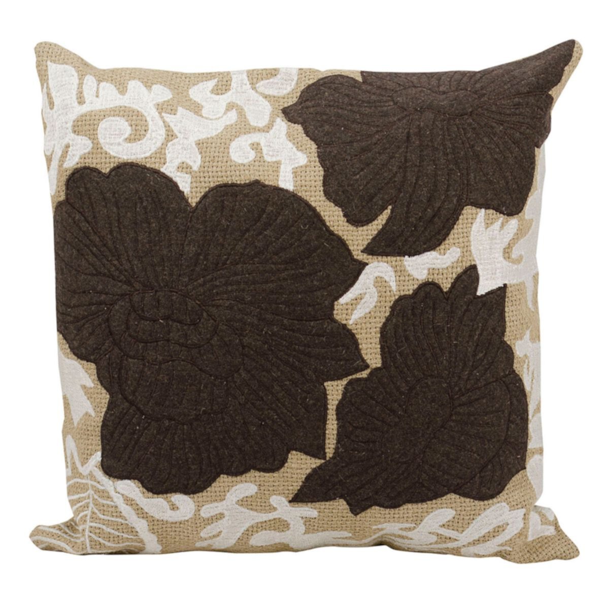 Mina Victory 20'' x 20'' Floral Throw Pillow Mina Victory