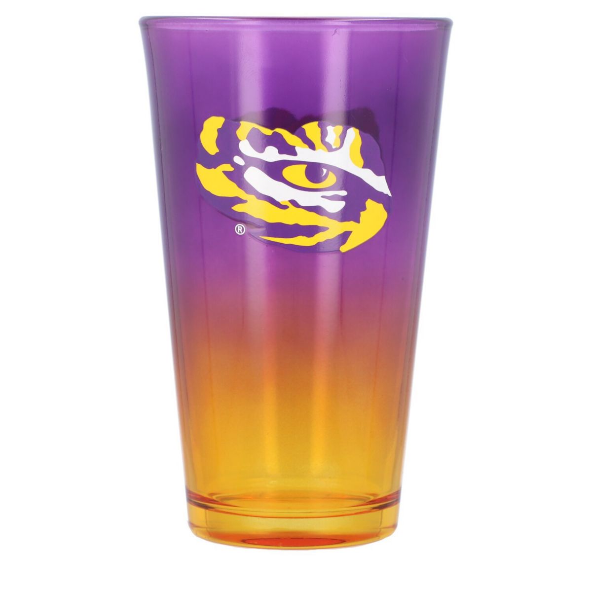 LSU Tigers 16oz. Ombre Pint Glass The Memory Company