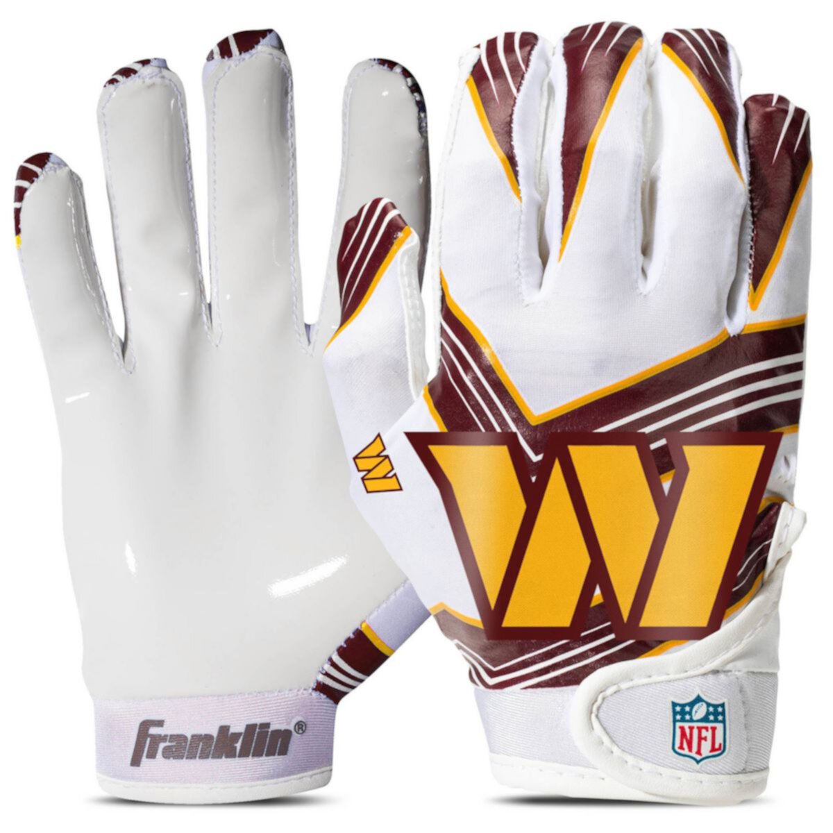 Franklin Sports NFL Washington Youth Football Receiver Gloves Franklin Sports