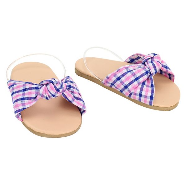 Sophia's   Doll  Plaid Knotted Sandal Sophia's