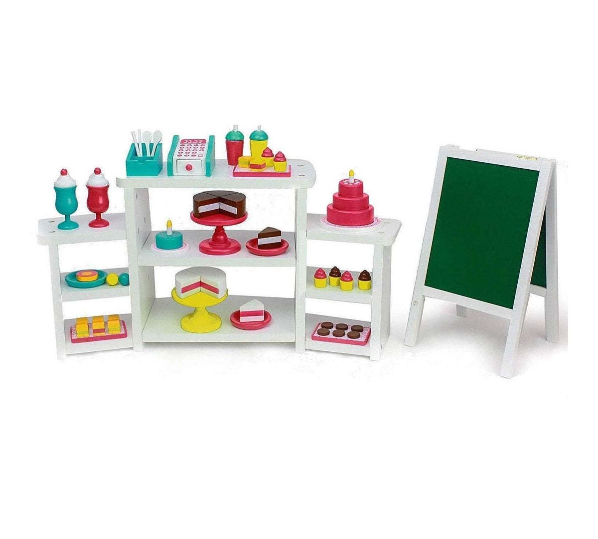 50 Piece Doll Bakery Wood Furniture Set Playtime by Eimmie