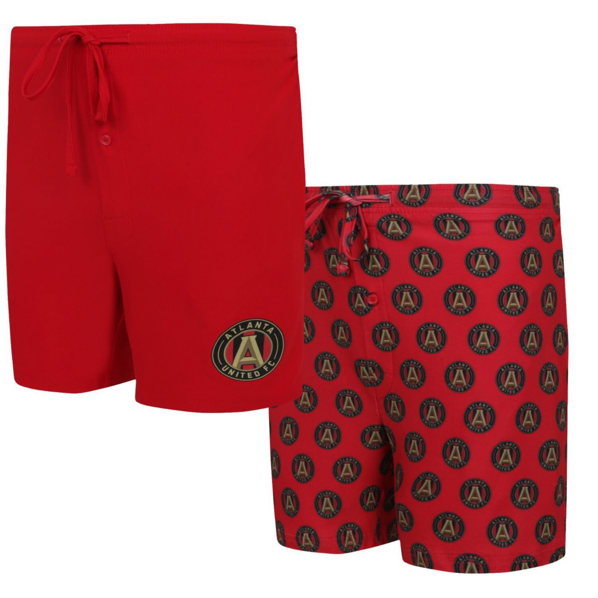 Men's Concepts Sport Red Atlanta United FC Gauge Two-Pack Shorts Set Unbranded
