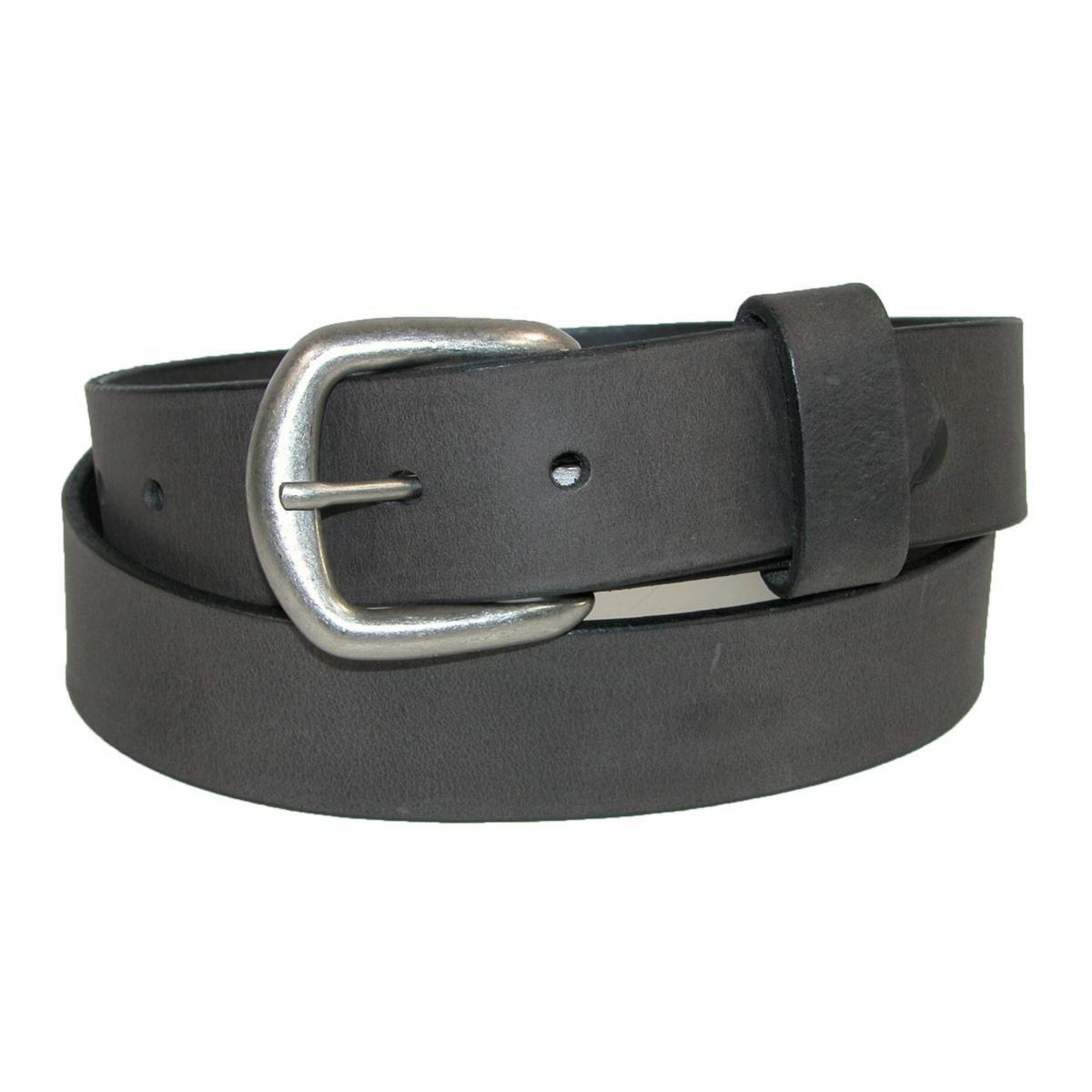 Boston Leather Men's Big & Tall Oil Tanned Pull Up Leather Removable Buckle Belt Boston Leather