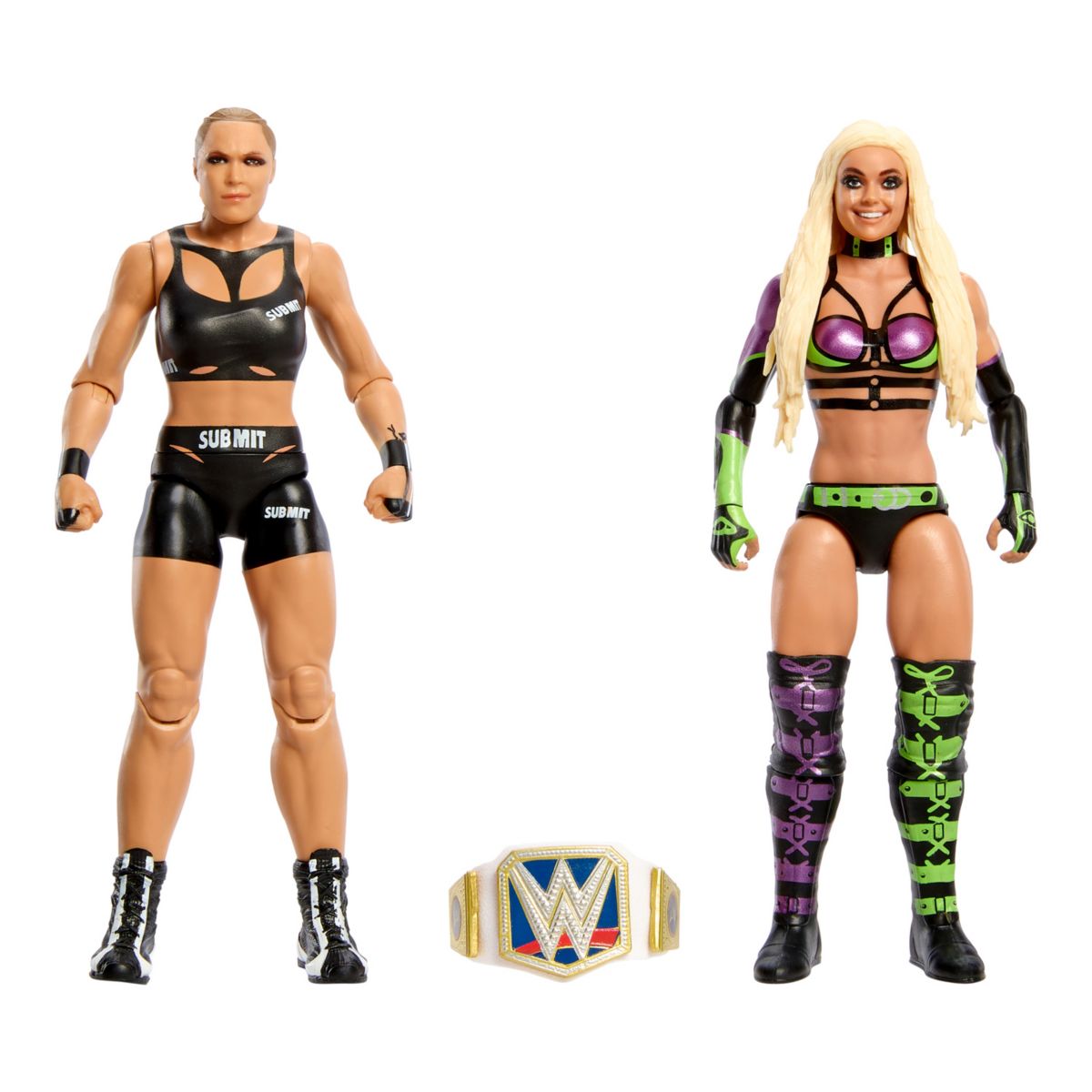 Фигурка героя для детей WWE Чемпионат Битвы 2-Pack Ронда Роузи против Лив Морган WWE