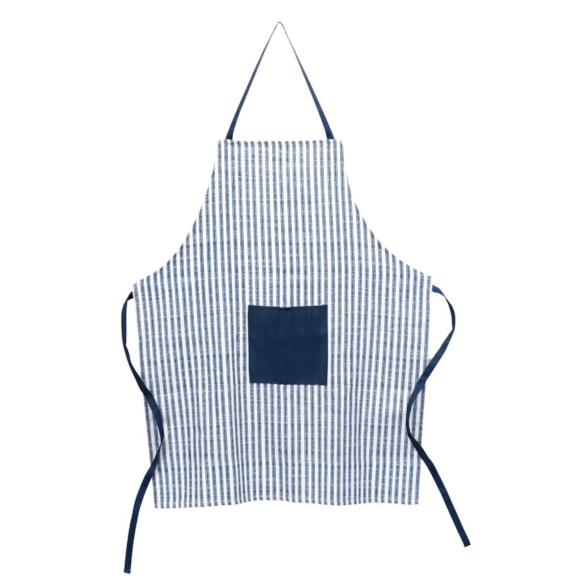 Blue And White Striped Kitchen Apron 50&#34;h Slickblue