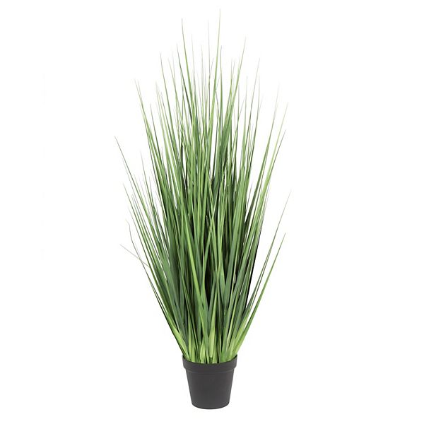 Vickerman 60&#34; Artificial Potted Extra Full Green Grass Vickerman