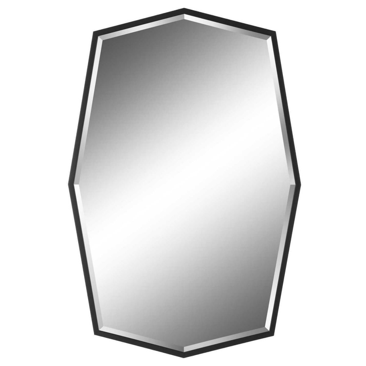 Uttermost Facet Octagonal Iron Mirror Uttermost