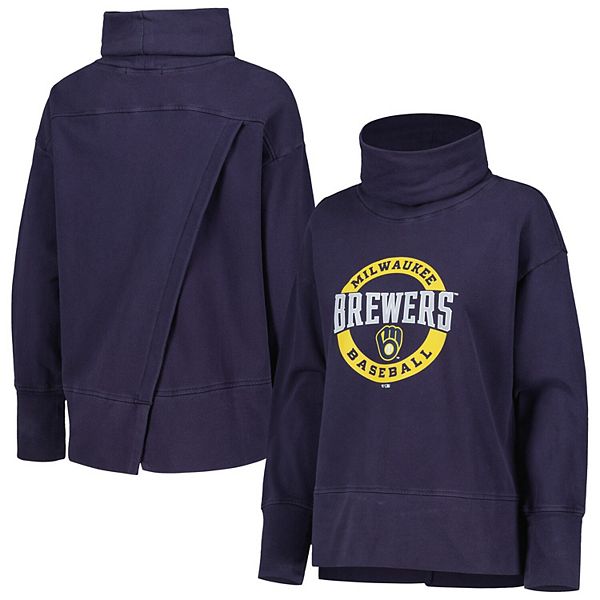 Женское худи с длинным рукавом от Levelwear с графикой Milwaukee Brewers, 80% хлопок LevelWear