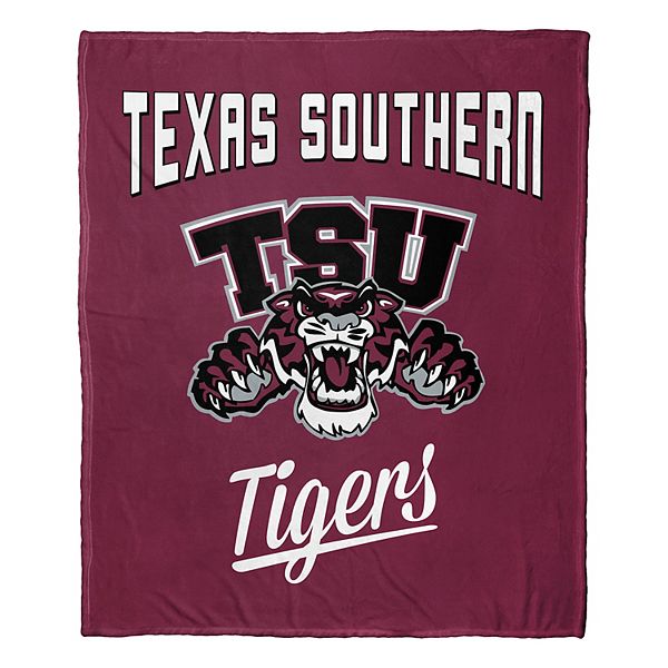 Плед с шелковистым покрытием Texas Southern Tigers, 127x152 см, теплый и уютный The Northwest