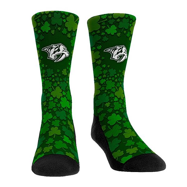 Носки Rock Em Socks Nashville Predators с поддержкой свода ко Дню Святого Патрика Rock Em Socks