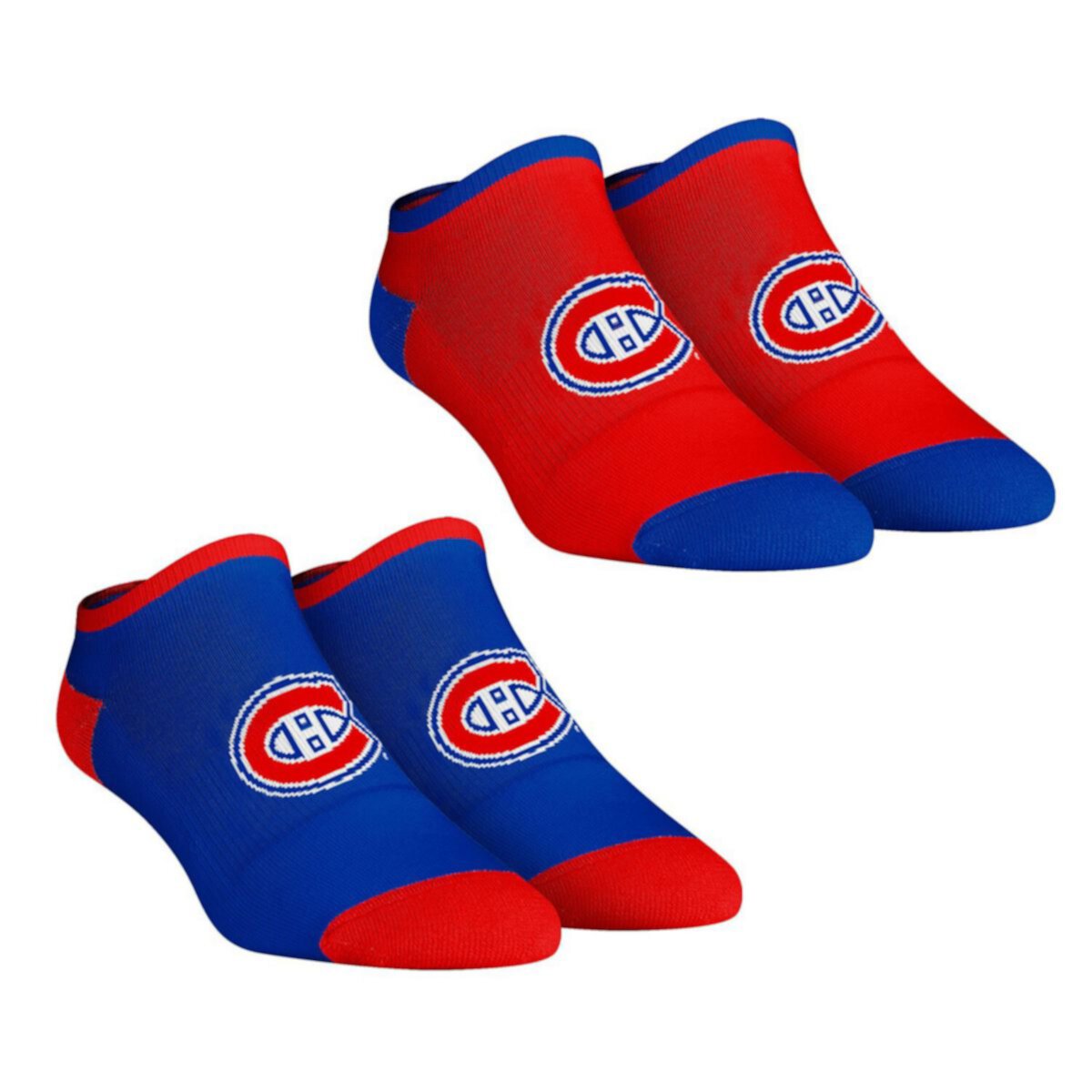Women's Rock Em Socks Montreal Canadiens Core Team 2-Pack Low Cut Ankle Sock Set Unbranded