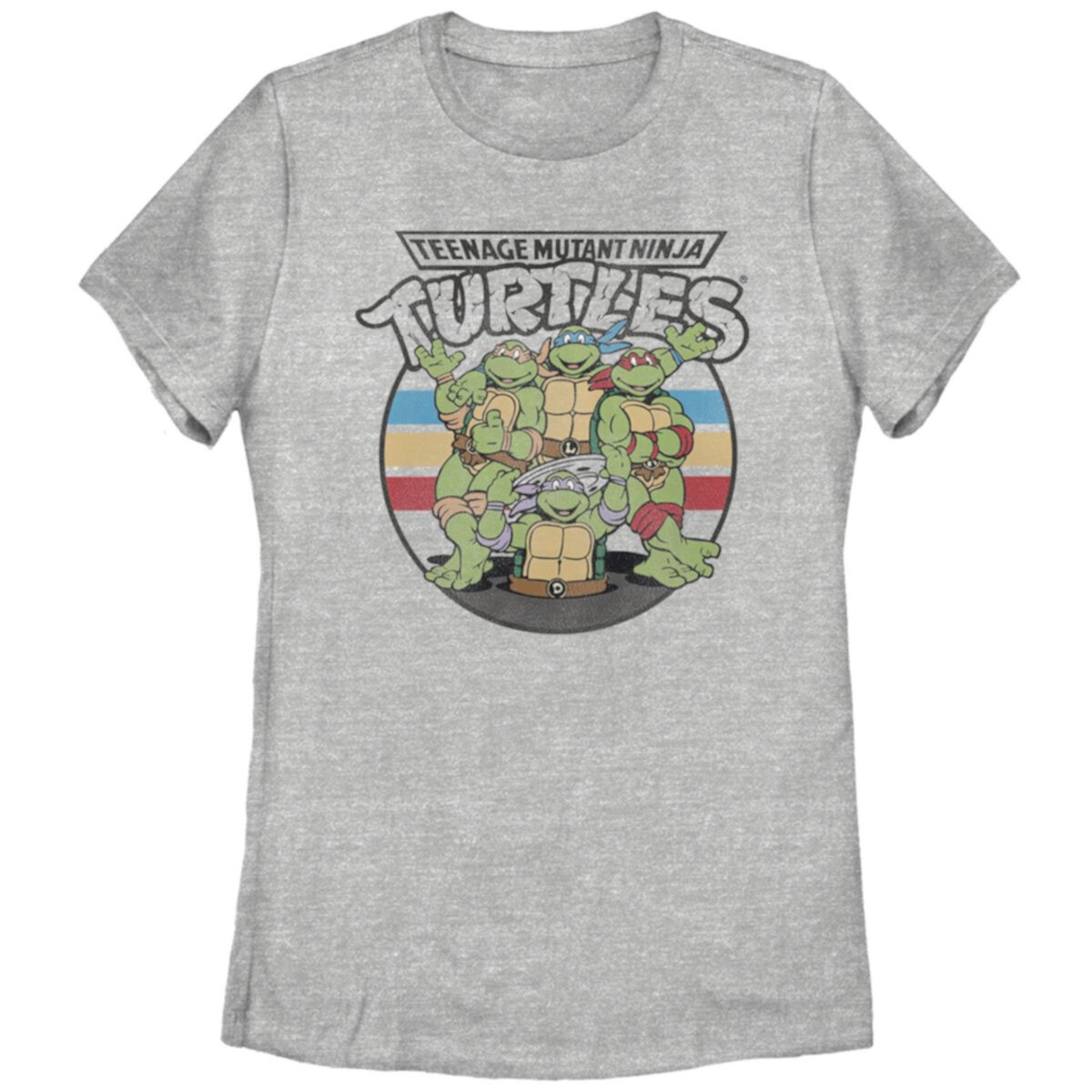 Juniors' Nickelodeon Teenage Mutant Ninja Turtles Retro Spot Logo Graphic Tee Nickelodeon