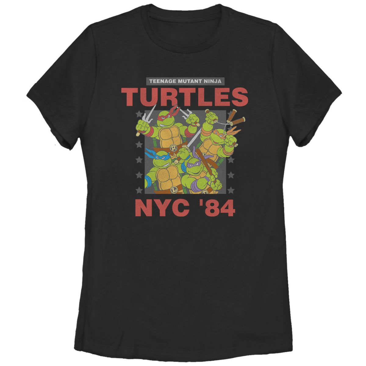 Juniors' Nickelodeon Teenage Mutant Ninja Turtles Turtle Rock '84 Graphic Tee Nickelodeon