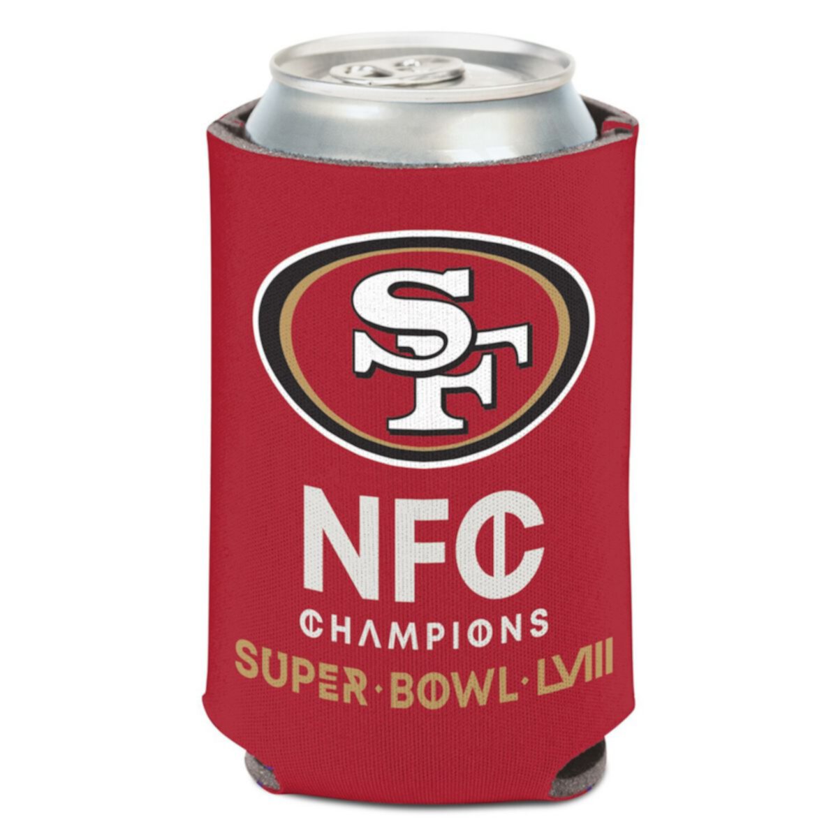 WinCraft San Francisco 49ers 2023 NFC Champions 12oz. Can Cooler Wincraft