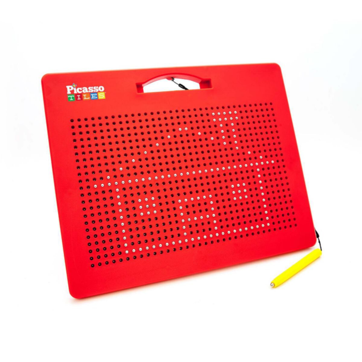 Educational Magnetic Drawing Board - Red PicassoTiles