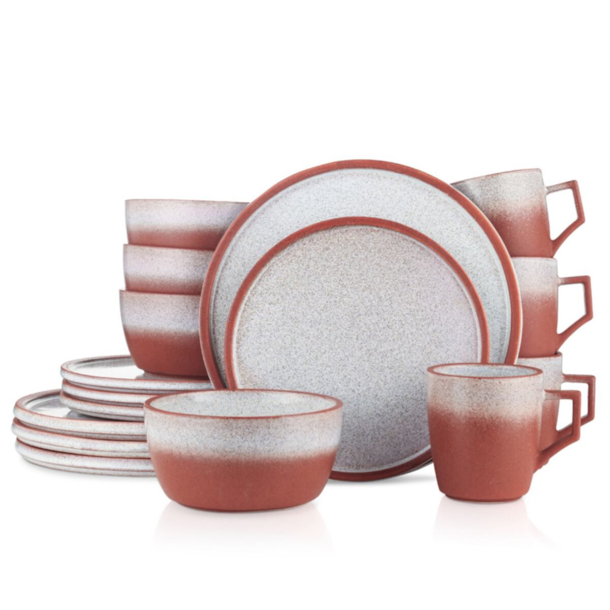 Stone + Lain Vince Stoneware 16-Piece Dinnerware Set Stone + Lain