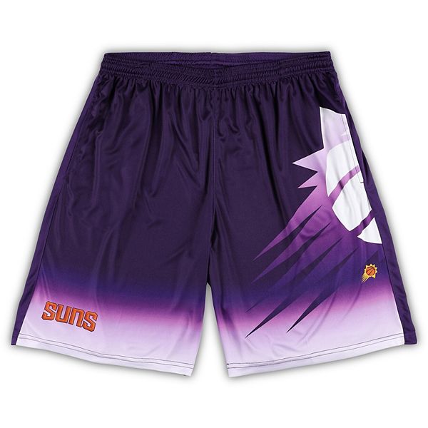 Фиолетовые мужские шорты Fanatics с графикой Phoenix Suns для больших и высоких размеров Fanatics